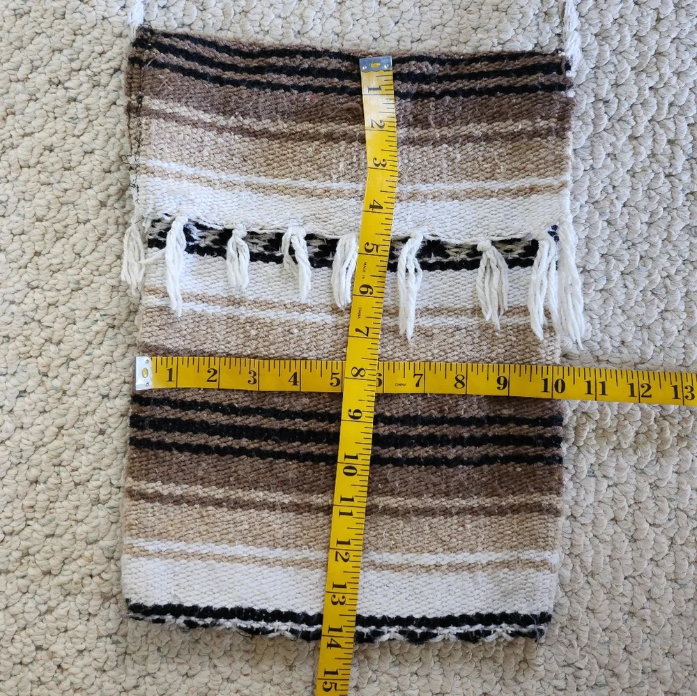 VTG Hippie Style Textile Woven Bag Boho